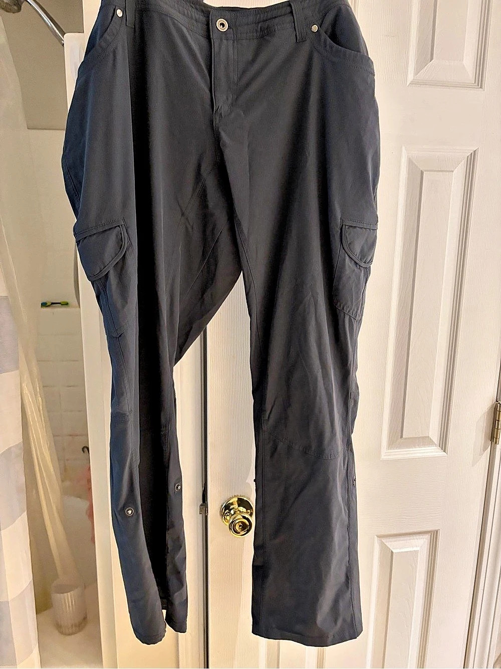 KUHL Freeflex Roll-Up Pants Black Size 20W Roll-Up Pants